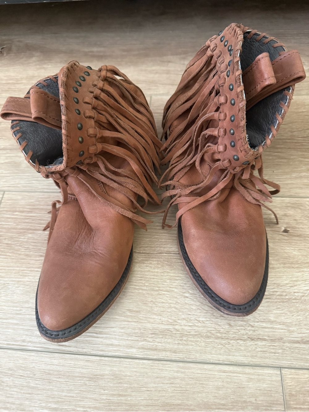 Liberty Black Fringe Boots